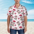 thumbnail image 2 of Fotbe Caring Cow Hawaiian Shirt for Men Unisex Summer Beach Casual Short Sleeve Cotton Linen Button Down Shirts-Large, 2 of 5