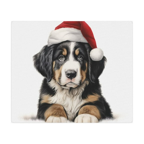 DistinctInk Mouse Pad - 1/4" Foam Rubber - Greater Swis Mountain Dog Puppy Drawing