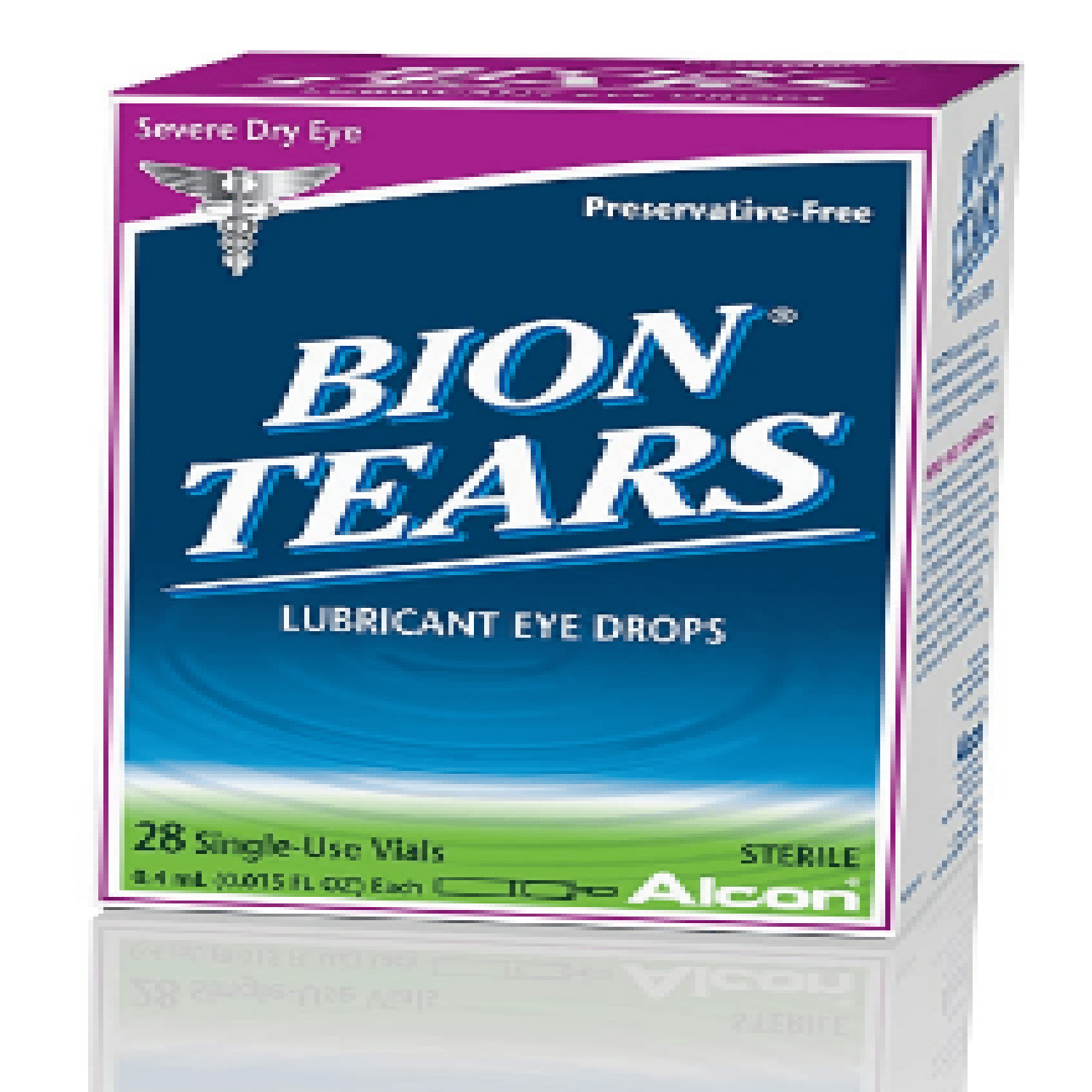 Bion Tears Lubricant Eye Drops Help Relieves Dryness, 28 Vials - 2 Pack