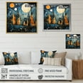 thumbnail image 4 of Designart "City Utopia IV" Abstract Collages Floater Framed Canvas Print, 4 of 7