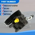 thumbnail image 3 of PANGOLIN Power Steering Pump with Pully 20-282 Fits for 1997-1999 F-250, for 1997-2005 F-150 5.4L V8, Power Assist Pump Replace Part OE 2L3Z3A674AARM, 2L3Z3A674CARM, 20262, 3 of 7