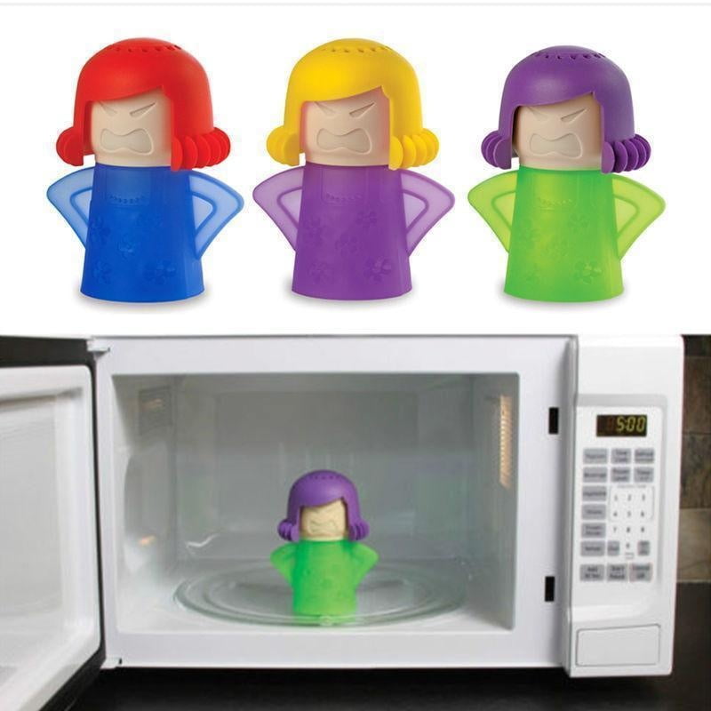 Details about   Angry Mama Microwave Cleaner Easily Cleans Kitchen Refrigerator Cleaning Tool