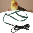 thumbnail image 4 of Bird Training Rope, Ultra Light Bite Resistant Nylon Webbing Bird Harness Leash  For Cockatiel Green, 4 of 8