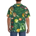 thumbnail image 3 of Fotbe Vegan Camisa Estampada de Manga Corta para Hombre, Casual de Verano, Estilo Playero, Sin Arrugas-Medium, 3 of 5