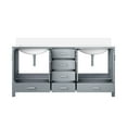 thumbnail image 5 of 72 In. W X 22 D Dark Grey Bathroom Vanity With Marble & Solid Wood - Soft Close And Copious Interior Storage Double Bath Top, Wood, Close, Generous Shelf, 5 of 5