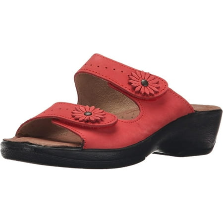 

Spring Step Womens Faithful Slide Sandal Red 39 EU85 M US