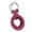 Wine, variant on EDHITNR Anti-Lost Protective Case with Buckle for Bluetooth Tracker, Secure Holder Cover for Tile SmartTag Airtag, Durable Silicone Skin Protector for Keys Wallet Pet Collar Bag, Purple