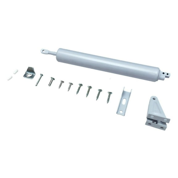 WE-POLUJ 1 Set Adjustable Pneumatic Door Closer with Smooth Closing Speed Control Safety Door Closures for Storms & Screen door