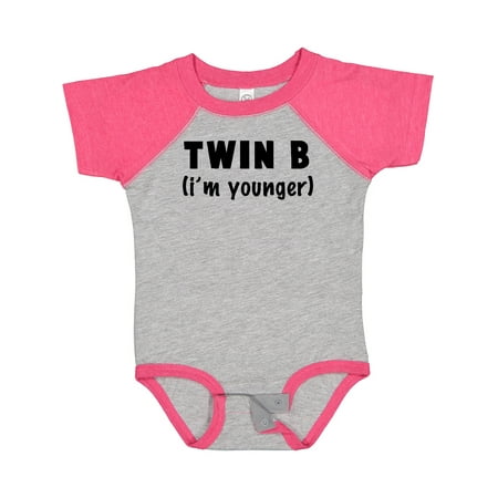 

Inktastic Twin B (i m Younger) Gift Baby Boy or Baby Girl Bodysuit