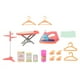 thumbnail image 5 of Juego de lavandería de simulación, juego de simulación, plancha y perchas para el hogar, juguetes de lavandería con tabla de planchar para regalo de, 5 of 8
