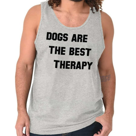 Brisco Brands Dogs Are The Best Pet Therapy Unisex Jersey Tank Top (Best Hunter Tank Pet)