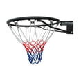 thumbnail image 3 of Aro de baloncesto, portería de baloncesto, llantas de doble resorte, tablero trasero de acero sólido, pared Negro, 3 of 8