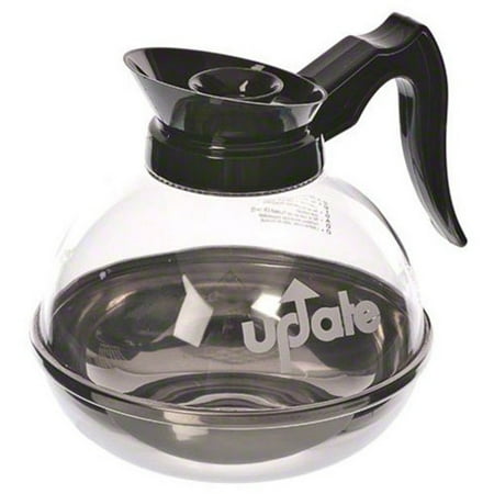 Update International 64 Oz Impact Resistant Plastic Decanter for Regular Coffee, 64 Oz.