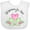 AA-White, variant on Inktastic Grammy's Girl Heart Flowers Girls Baby Bib