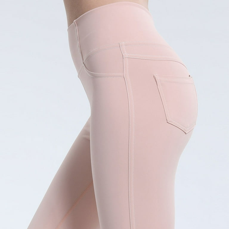 Gubotare Yoga Pants Women's Casual Bootleg Yoga Pants V Crossover High  Waisted Flare Workout Pants Leggings,D L