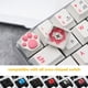 thumbnail image 5 of 2X Esc teclado mecánico Keycap Katzen Pfote Keycap personalizado artesanal Cherry MX DIY regalo para amantes de los videojuegos lindo blanco y negro, 5 of 5