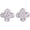 327Platinum, variant on Fashion AAA Cubic Zircon Clip on Earrings No Pierced for Women Luxury Ear Clip Not Allergy