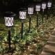 thumbnail image 1 of Luces solares para exteriores | Foco de jardín paisajístico impermeable | Lámpara de jardín inalámbrica con energía solar | ABS marrón IP65 | Luz blanca | 1 pieza | 45x12cm | Fácil de instalar, 1 of 8