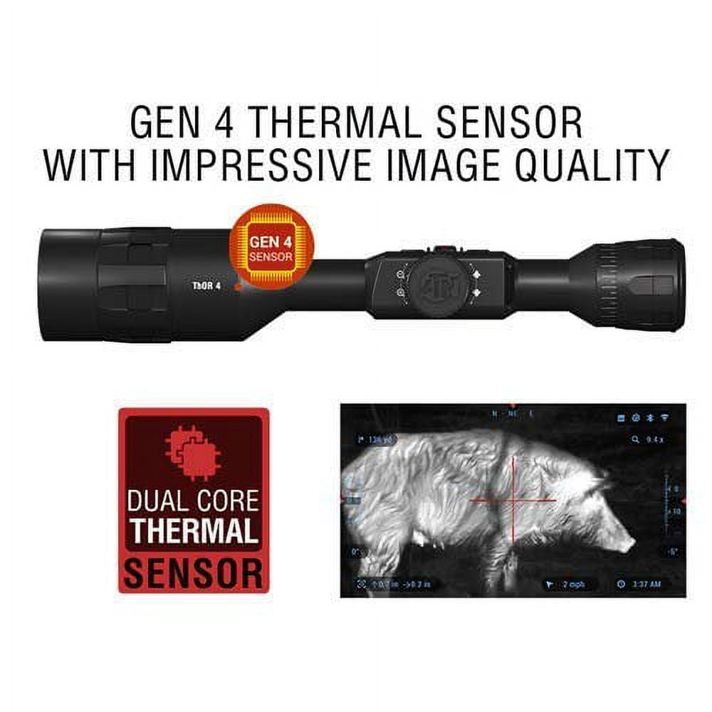 Restored Premium ATN Thor 4 384 1.25-5x Break-Up Country Thermal Rifle Scope (Refurbished)