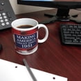 thumbnail image 4 of 75th Birthday Gifts Making America Great Since 1951 Conservative Birthday Mug 11oz Coffee Mug USA Flag, 4 of 8