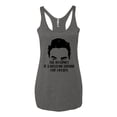 thumbnail image 2 of Internet is a Breeding Ground David Schitt's TV Quote Pop Culture Tri-Blend Racerback Tank Top, Premium Heather, Small, 2 of 3