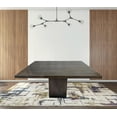 thumbnail image 2 of HomeRoots 488694 31 x 72 x 72 in. Antique Brown Square Solid Wood Dining Table, 2 of 3