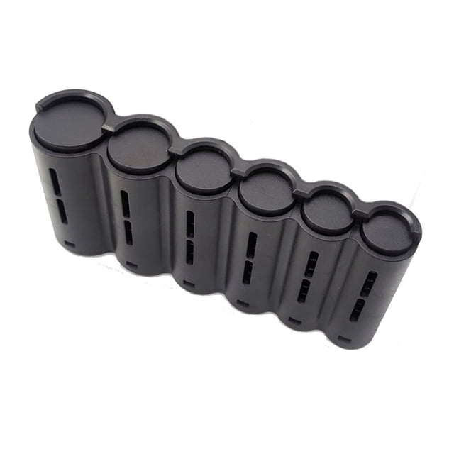 Portable 6 Slot US Dollar Coins Holder Collector Coin Storage Dispenser with Spring