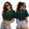 thumbnail image 3 of 2026 New Mexico Soccer Jersey Women, Printed Mexico National Team Design, Mexican Jersey Soccer Crop Top, Mens V-Neck Short Sleeve Match Day Athletic Casual Football Shirt for Adult, 3 of 6