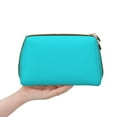 thumbnail image 4 of Rateoe Aqua for Travel Makeup Bag,Large Capacity Cosmetic Bags for Women,Waterproof Portable Pouch Open Flat Toiletry Bag Make up Organizer, 4 of 8