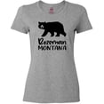 thumbnail image 3 of Inktastic Bozeman, Montana Black Bear Silhouette Women's T-Shirt, 3 of 5