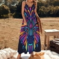 thumbnail image 2 of Tiger Animal Graffiti Sleeveless Dress Woman Fashion Long Dresses Women's Summer Suit Dress Summer 2025 Women, 2 of 7