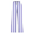 thumbnail image 4 of Jamicy Sweatpants Women Wide Leg Wide Leg Pajama Pants Plaid Stretch Loose Comfy Lounge Pants Drawstring Sleep Bottoms with Pockets, 4 of 5