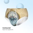 Naloa Old Compass On World Map Boys' Briefs Underwear for