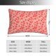 thumbnail image 2 of Balery Red Pretty Flowers Funda de Cojín Estampada, Regalos para Mujeres, Regalos de Amor para Ella, Regalos para Novia o Esposa, Funda de Almohada-16"x24", 2 of 6