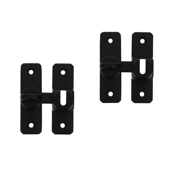 Raindrops OUNONA 2 Sets Barrel Bolt Latch for Flip Gate Door Lock Cabinet Door Hardware