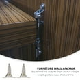 thumbnail image 2 of 2 conjuntos Muebles Anchor de pared Muebles Straps Anchores de muebles para la prueba de bebés, 2 of 8