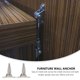 thumbnail image 2 of 2 conjuntos Muebles Anchor de pared Muebles Straps Anchores de muebles para la prueba de bebés, 2 of 8