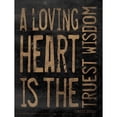 thumbnail image 3 of Grey, Jace 15x18 Black Modern Framed Museum Art Print Titled - Loveing Heart brown, 3 of 5