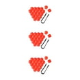 thumbnail image 1 of Wweixi Pack de 20 Bouchons d'Écrou de Roue de Voiture Extérieur Antirouille Auto Moyeu Vis Couvercle Plastique Remplacement Automobile avec Clip Rouge 19mm 3Set, 1 of 6