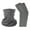 Dark Gray, variant on UV Sun Protection Arm Sleeves with Face Cover, Bandana Neck Gaiter Scarf Ice Silk Cooling Sleeves Set, for Women Men Summer Outdoor Activities Supplies