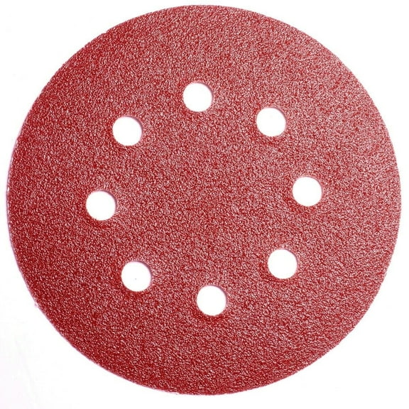 SATC 50PCS 5 inch 8-Hole Hook and Loop Sanding Discs 80 Grit Orbital Sander Sandpaper