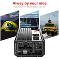 thumbnail image 3 of CNSWIPOWER 2000W (Potencia máxima 4000W) inversor CC 48V de Onda sinusoidal Pura y convertidor Solar a CA 120V 60 Hz con Arranque Suave para Coche y Camping (CC 48V (Rango 40V-60V) 2000W), 3 of 7