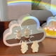 thumbnail image 2 of Espejo con luz de noche en forma de tulipán, lámpara de mesa con tulipán hecha a mano con LED, adornos decorativos de escritorio (20 flores, 2 pilas AA no incluidas), 2 of 5