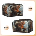 thumbnail image 3 of Lsque Western Guitar Cowboy Print 4 Slice Toaster Cover , Kitchen Appliance Dustproof Protector , Toaster Protector Dustproof Kitchen Appliance Cover, 3 of 7
