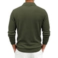 thumbnail image 5 of Cmfcve Button Collared Shirts for Men Casual Long Sleeve Knitted Layering Tops Regular Fit Classic Golf Shirts, 5 of 6