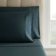 Hotel Style 4 Piece 600 Thread Count Navy Blue Geo Egyptian Cotton Bed
