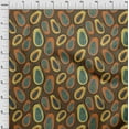 thumbnail image 4 of oneOone Cotton Cambric Brown Fabric Papaya Fabric For Sewing Printed Craft Fabric By The Yard 42 Inch Wide, 4 of 6