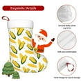 thumbnail image 5 of Yiaed Corn On The Cob Print Christmas Stockings, Christmas Stockings Hanging Ornaments, Christmas Stockings for Family Christmas Holiday Decorations, 5 of 7