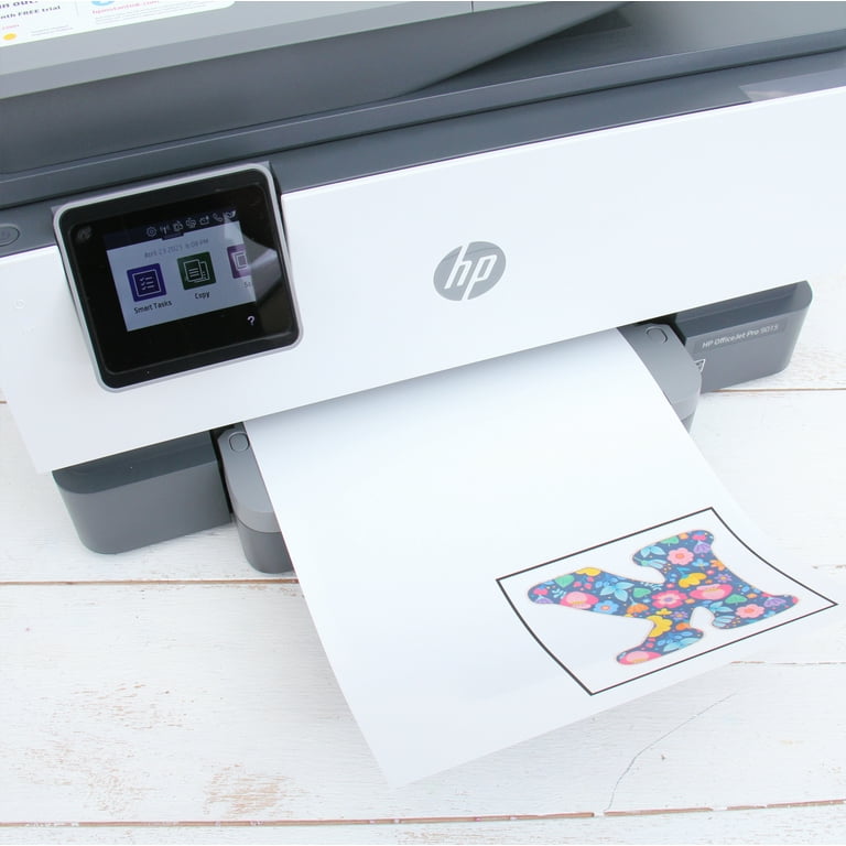 Printable Heat Transfer Vinyl Paper Inkjet Printer Iron on HTV for Dark  Fabrics 