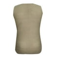 thumbnail image 6 of Afdoent Mens Tank Tops Male Summer Thin Knit Vest Casual Solid Color Knit Vest Breathable, 6 of 6